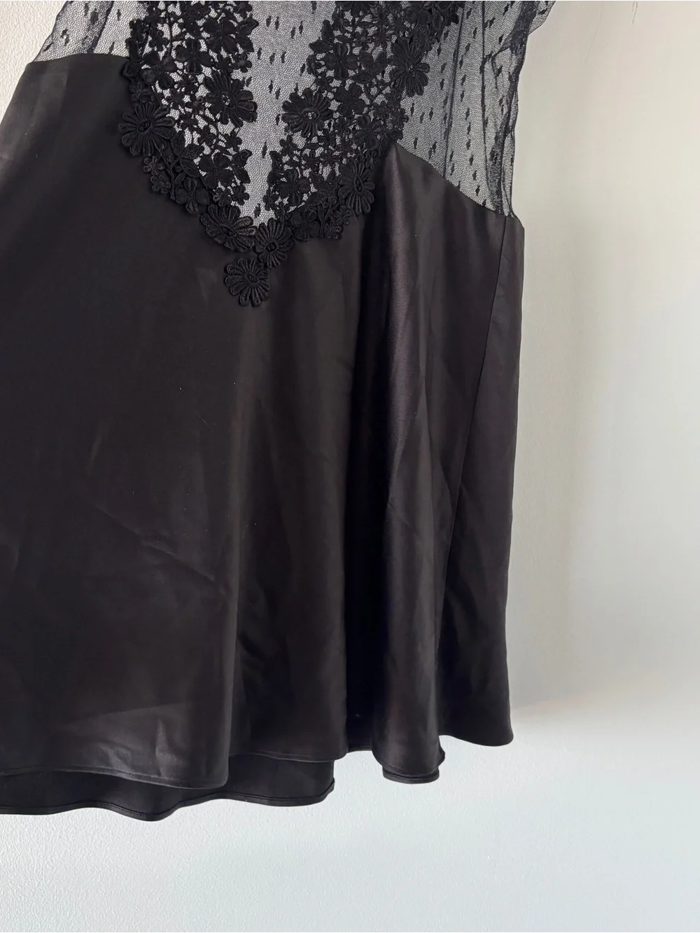 Flora Nikrooz Showstopper Charmeuse Chemise Slip Dress